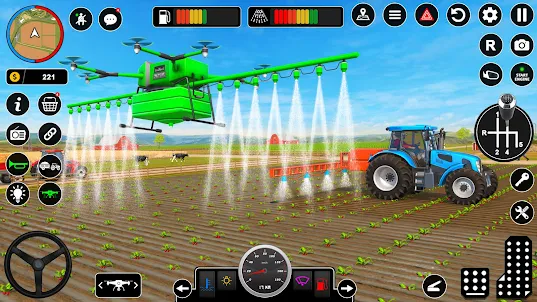 拖拉機遊戲和農場遊戲