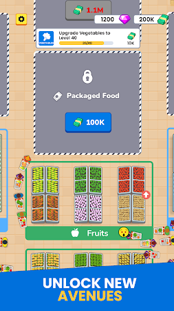 Game screenshot Idle Supermarket Empire apk download