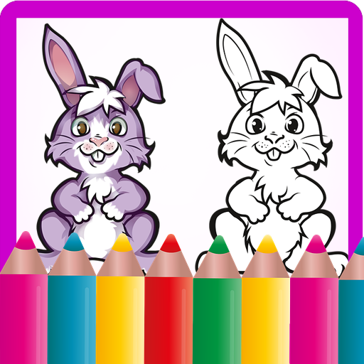 Rabbit Coloring Games  Icon