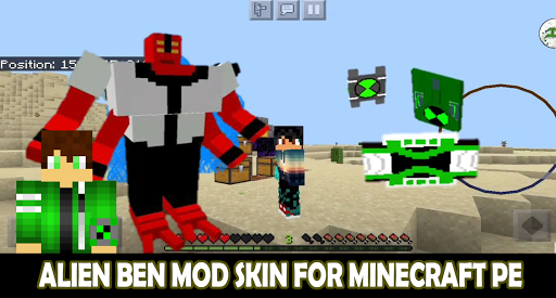 Updated Mod Ben Alien 10 For Minecraft Pe Addon Skins 21 Pc Android App Mod Download 22