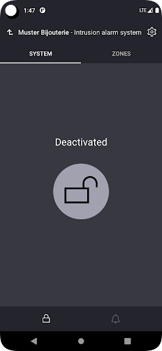 Android application SecuriSafe - MobileControl screenshort