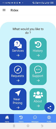 MyRideX Partner Screen 2