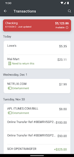 Peoples Bank & Trust Screen 3