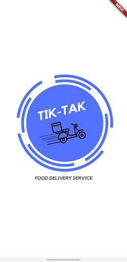 Android application TikTak livreur screenshort