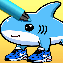 Tralalero Tralala: Coloring