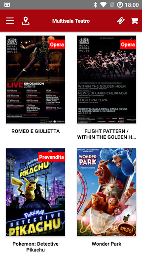 Android application Mendrisio Cinema screenshort