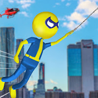 Spider Stickman Rope Hero City - Vegas Gangsters