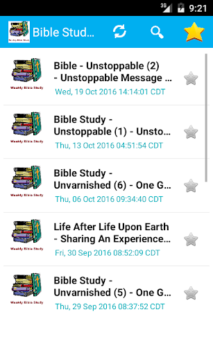Android application Weekend Bible Study- Weekly screenshort