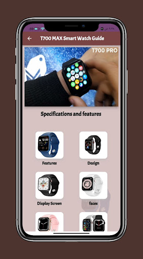 Android application T700 MAX Smart Watch Guide screenshort