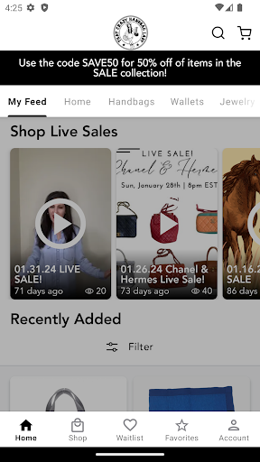 Android application Le Lux Bag screenshort