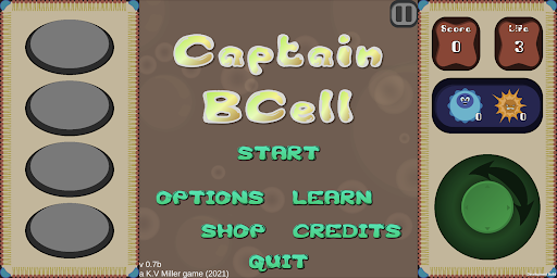 Android application Captain B-Cell screenshort