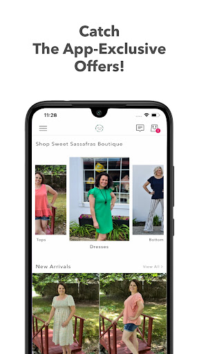 Android application Sweet Sassafras Boutique screenshort