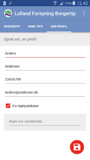 Lolland Forsyning Borgertip Screen 2