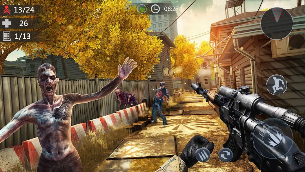 Zombie 3D Gun Trigger: PvP 1.6.0 APK + Mod (Remove ads / God Mode / Weak enemy) for Android