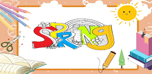 Android application Spring Coloring Book screenshort