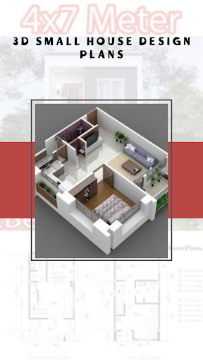 3D Small House Design Plans Screen 3