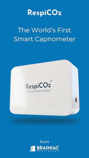 Android application RespiCOz™ - A Smart Capnometer screenshort