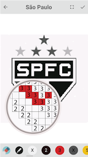 Pixel football logos : Sandbox color by numbers Screenshot