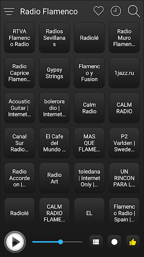 Flamenco Radio FM AM Music Screen 2