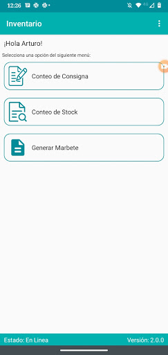 Conteo de Inventarios Screen 2