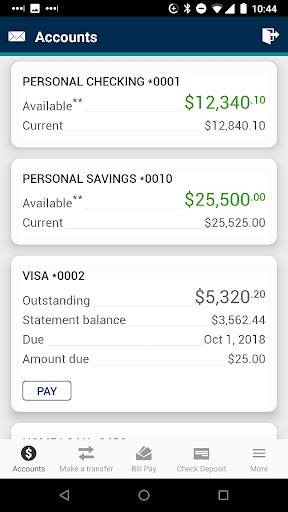 Android application Liberty FCU Mobile screenshort