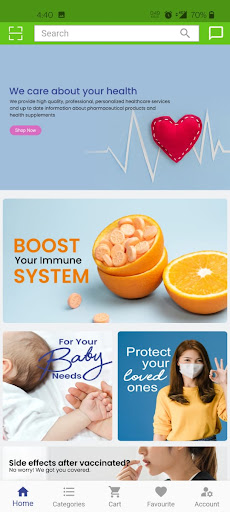 Android application HH Pharmacy screenshort