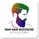 Man Hair Mustache Style Pro icon