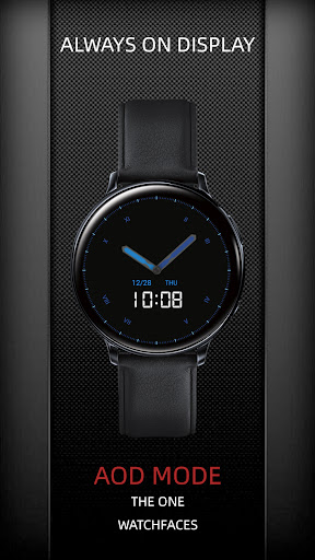 Carbon Gray For Wear OS Screen 3