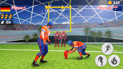 Rugby Game: Flick Quarterback Screen 3