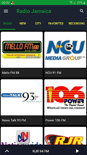 Android application Radio Jamaica screenshort
