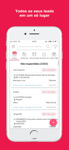 Android application LopesNet Contatos screenshort