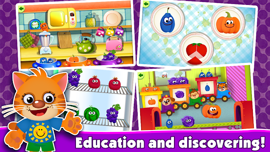 FunnyFood Kindergarten learning games for toddlers 2.4.1.19 screenshots 1