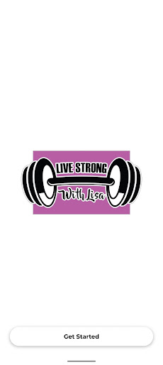 Android application Live Strong with Lisa screenshort