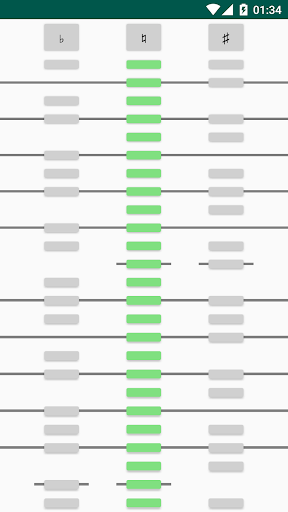 Android application Rastrichord screenshort