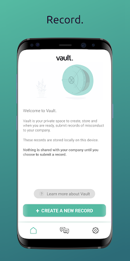 Android application Vault Platform screenshort