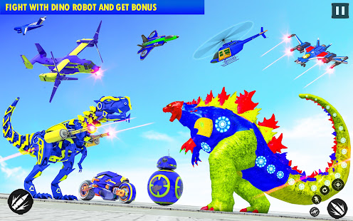 Dino Robot Car Transform Games Varies with device screenshots 3