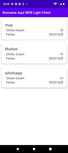 Búscame Aquí Cliente Screen 2