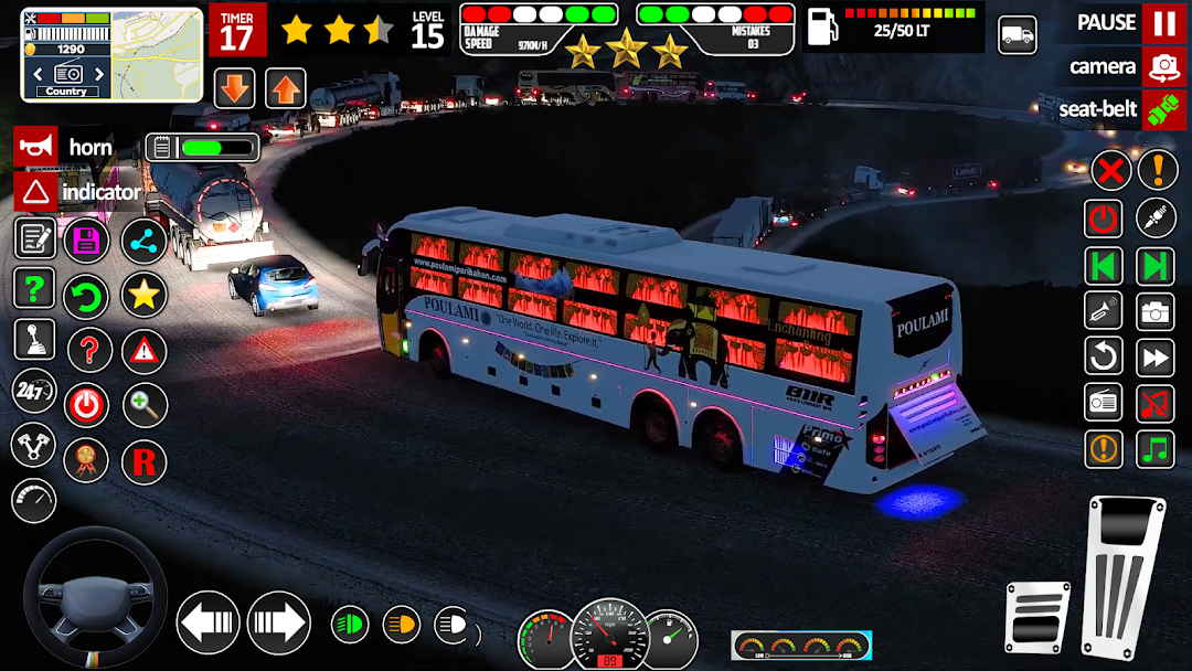 US Bus Sim 3D: Offroad Bus Sim PC 버전 다운로드 - LD플레이어