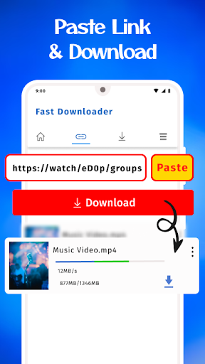Android application Video Downloader FBSaver screenshort