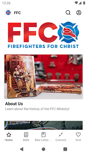 Android application Firefighters For Christ screenshort