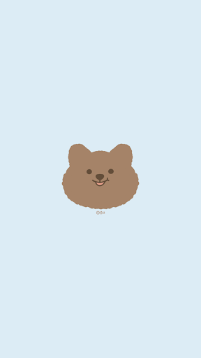 Android application 카카오톡 테마 - 쿼카 블루 카톡 테마 screenshort