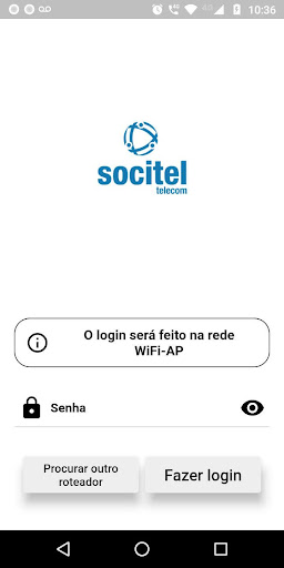 Android application SOCITEL WiFi screenshort
