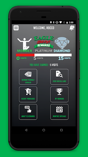Eagle Stop Rewards Screen 3