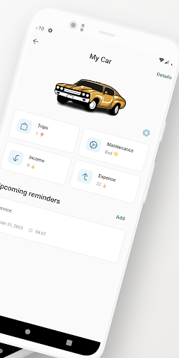 Car Maintenance Tracker & Log Screen 2