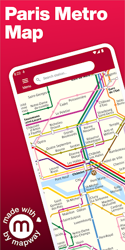 Screenshot of Paris Metro – Map and Routes