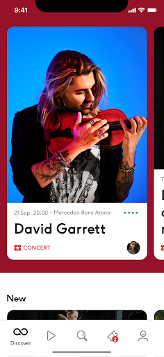 Android application Abundo - Live entertainment screenshort