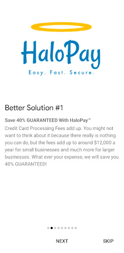 HaloPay™ Screen 2