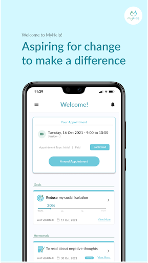 Android application MyHelp screenshort