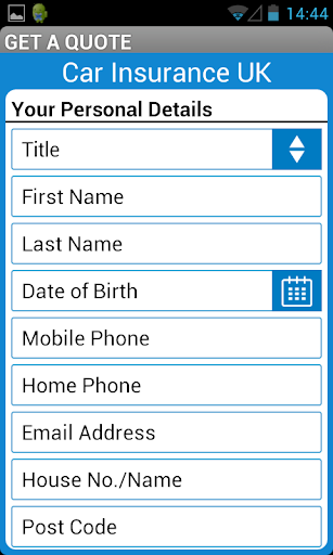 Car Insurance UK Screen 3
