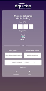 Equitas Mobile Banking 3.0.0.6 screenshots 1